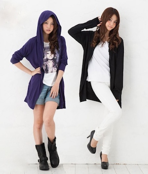 ZIPUP ロングパーカ　